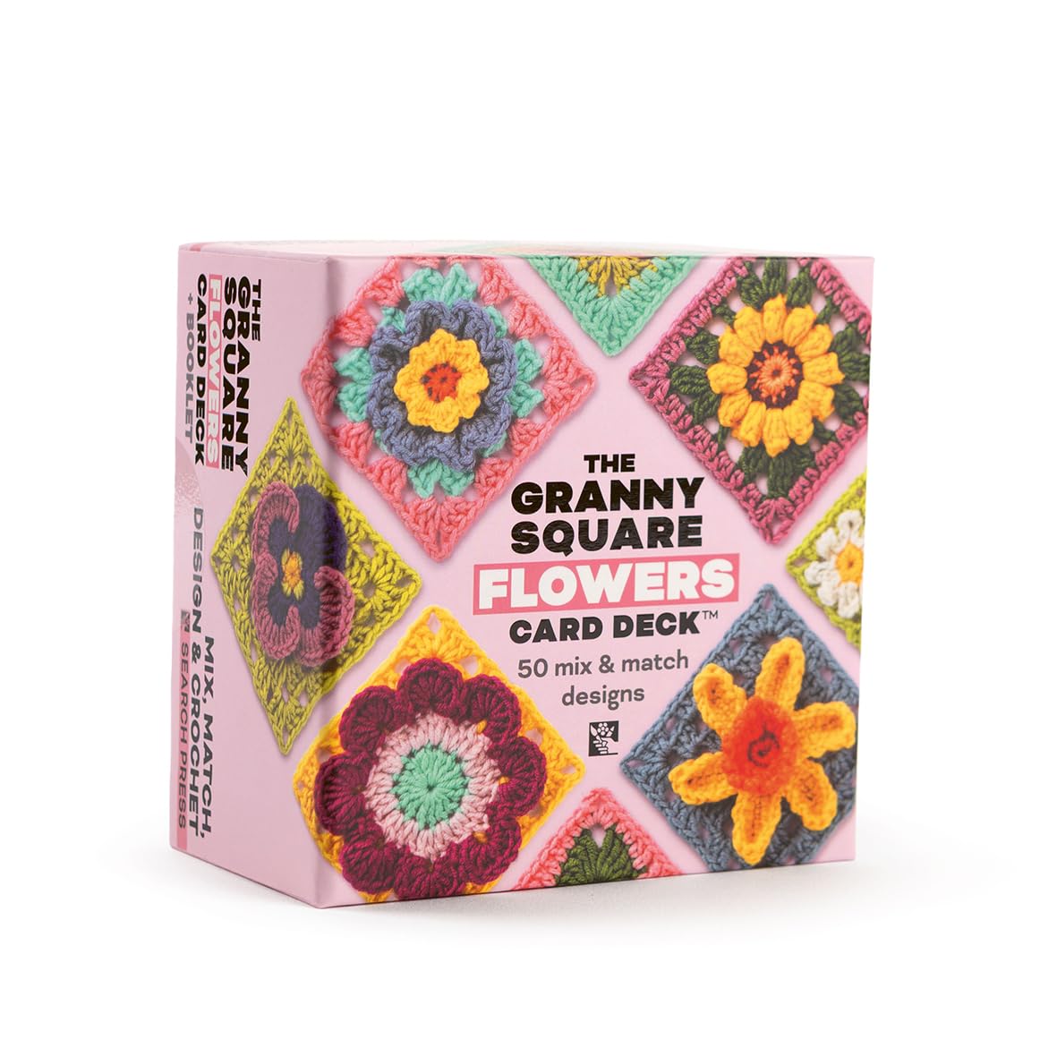 The Granny Square Flowers Card Deck (TM): 50 Mix and Match Designs