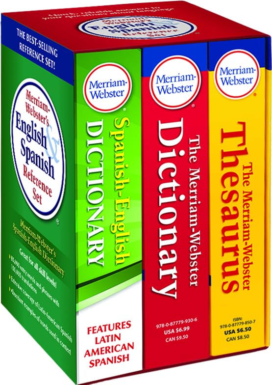Merriam-Webster's English and Spanish Reference Set