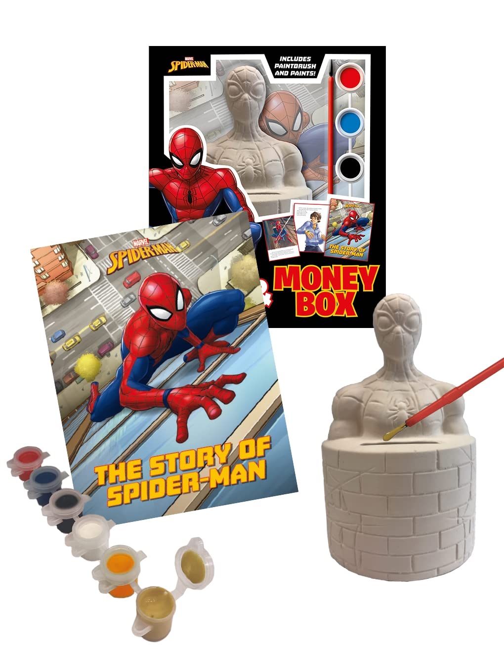Marvel Spider-Man: Story Book & Money Box