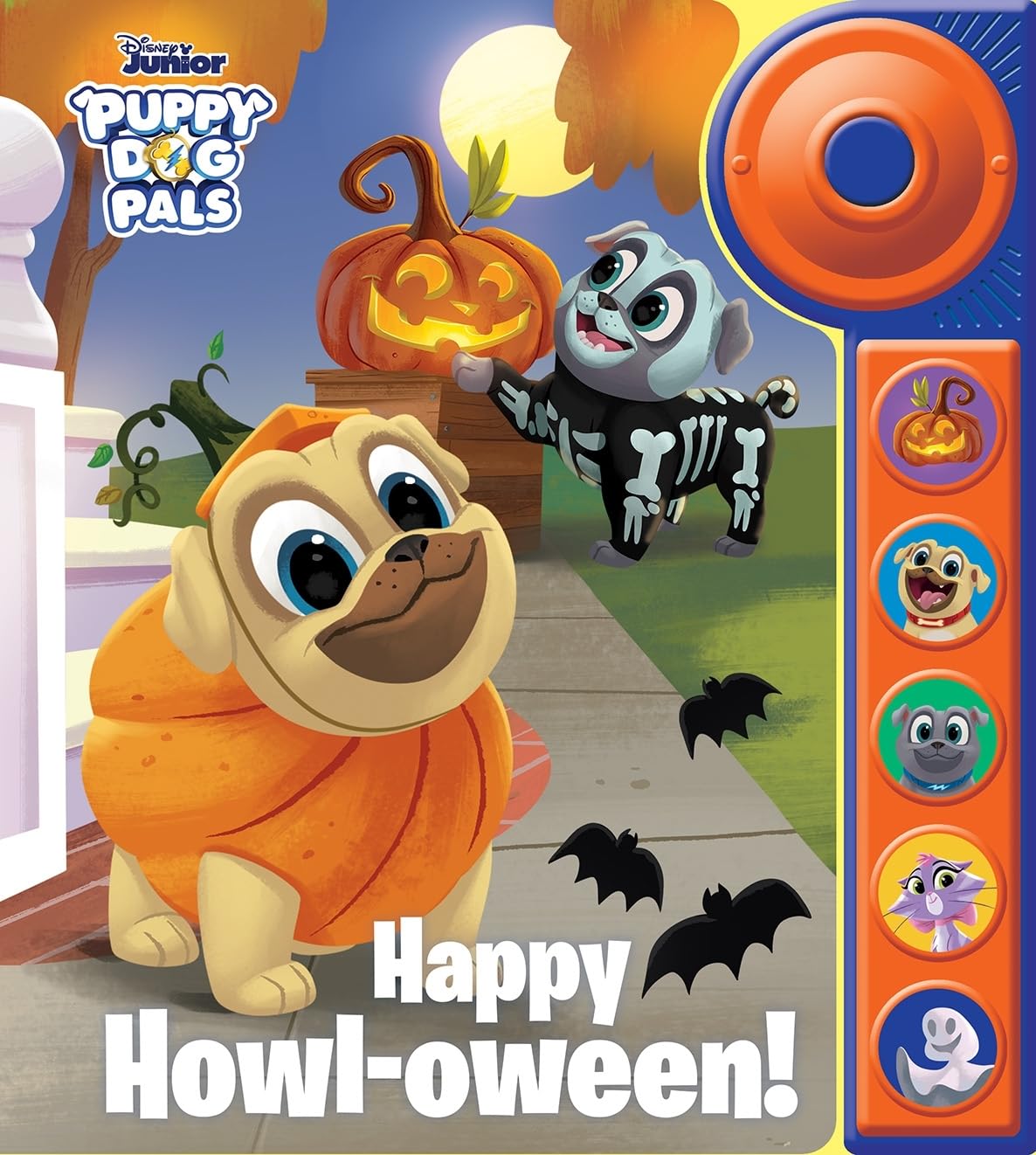 Disney Junior Puppy Dog Pals - Happy Howl-oween Doorbell Sound Book