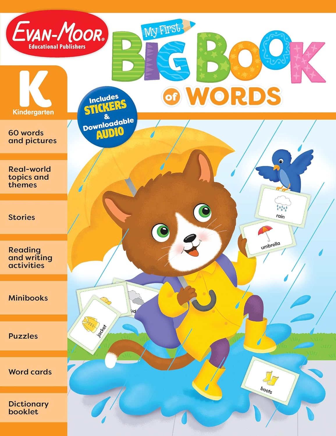 My First Big Book of Words Grade K Workbook