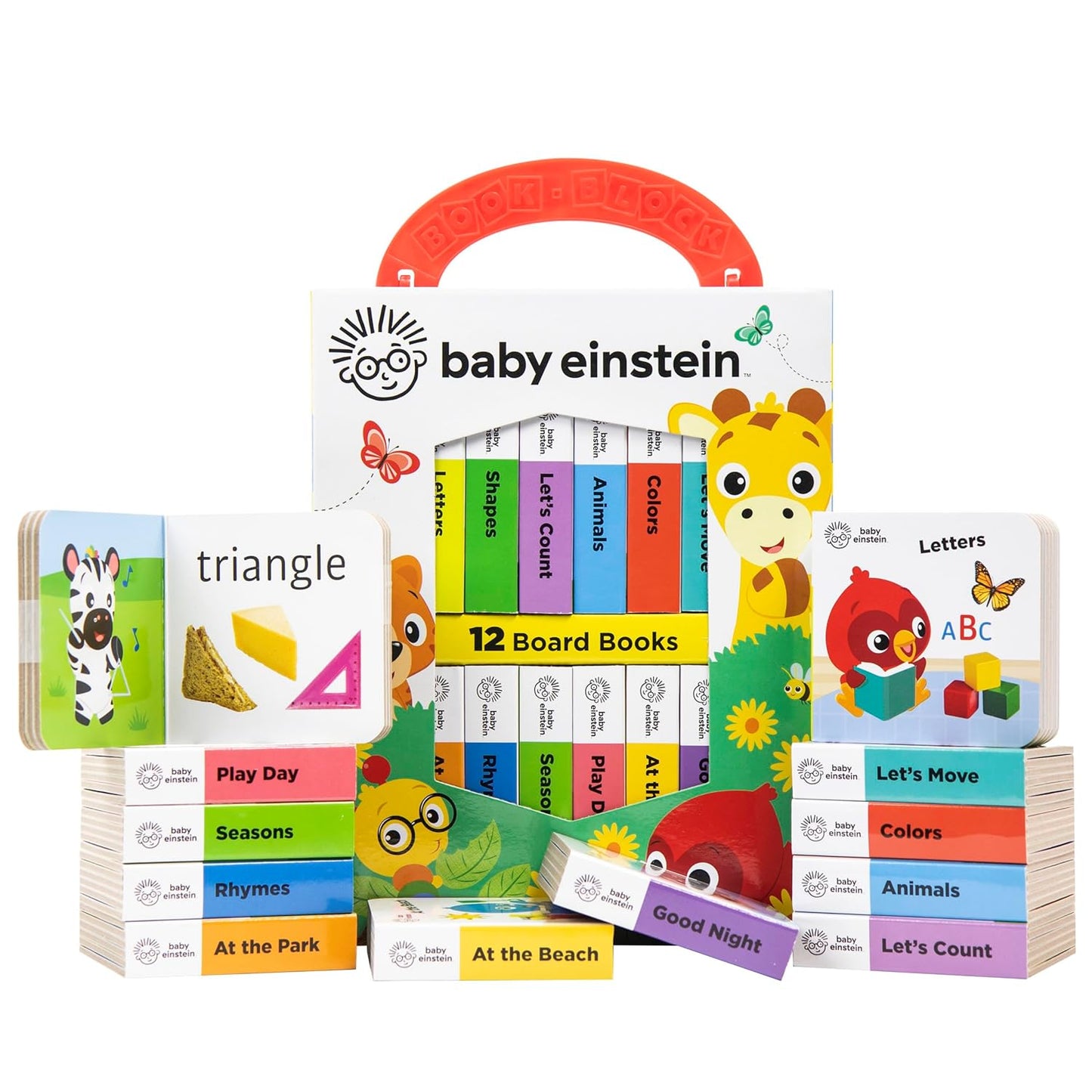 Baby Einstein - My First Library Board Book Block 12-Book Set