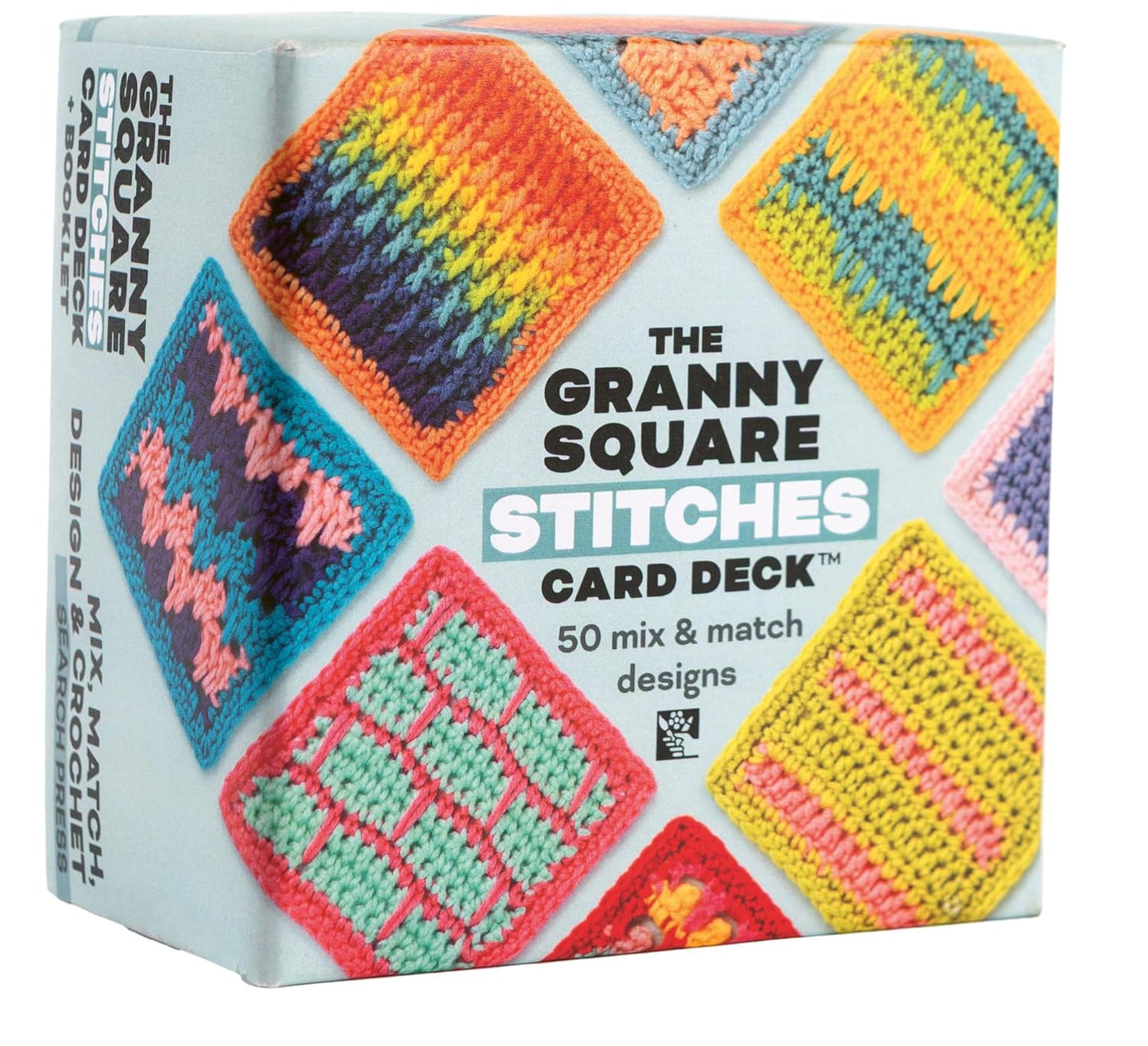 The Granny Square Stitches Card Deck (TM): 50 Mix and Match Designs