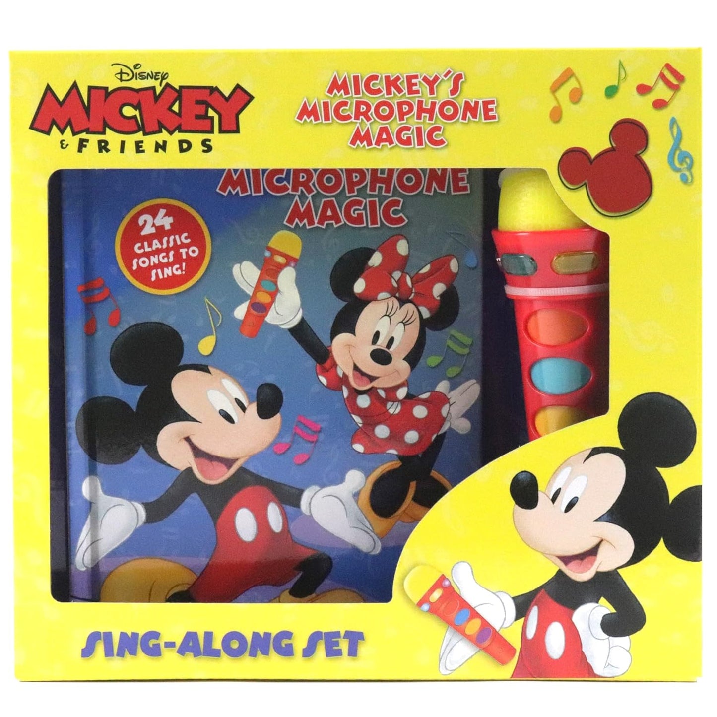 Disney Mickey & Friends: Mickey's Microphone Magic Sing-Along Sound Book Set