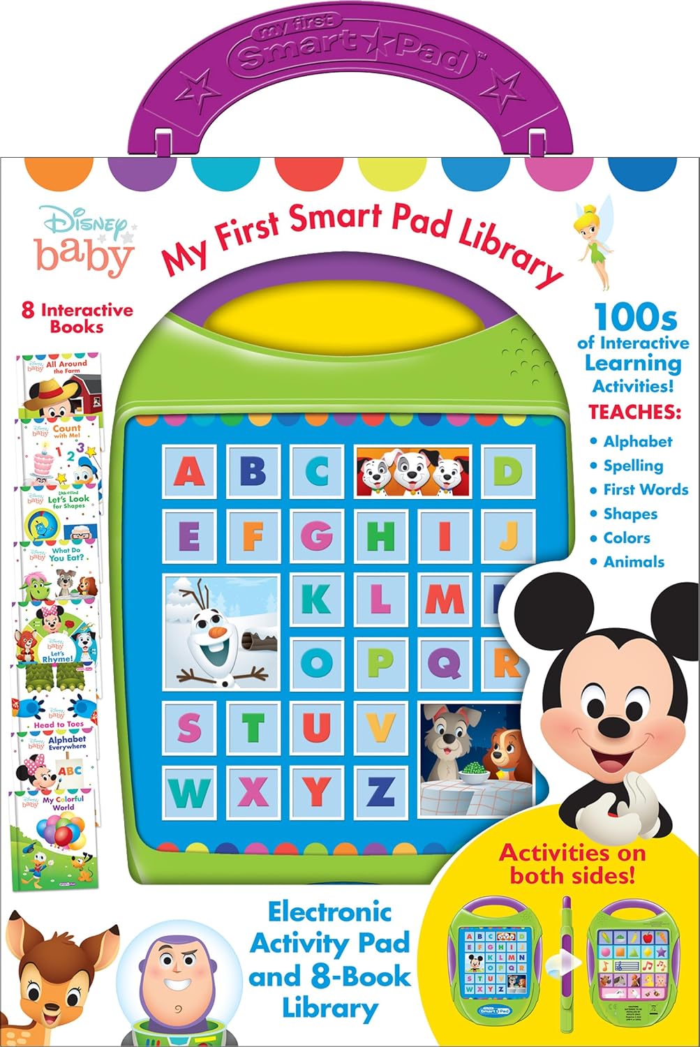 Disney Baby - Mickey, Minnie, Toy Story, and more! My First Smart Pad Electronic Activity Pad and 8-Book Library