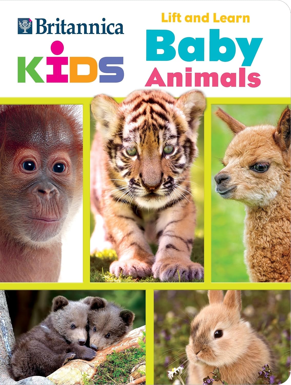 Britannica Kids - Baby Animals Lift and Learn Lift the Flap Board Book