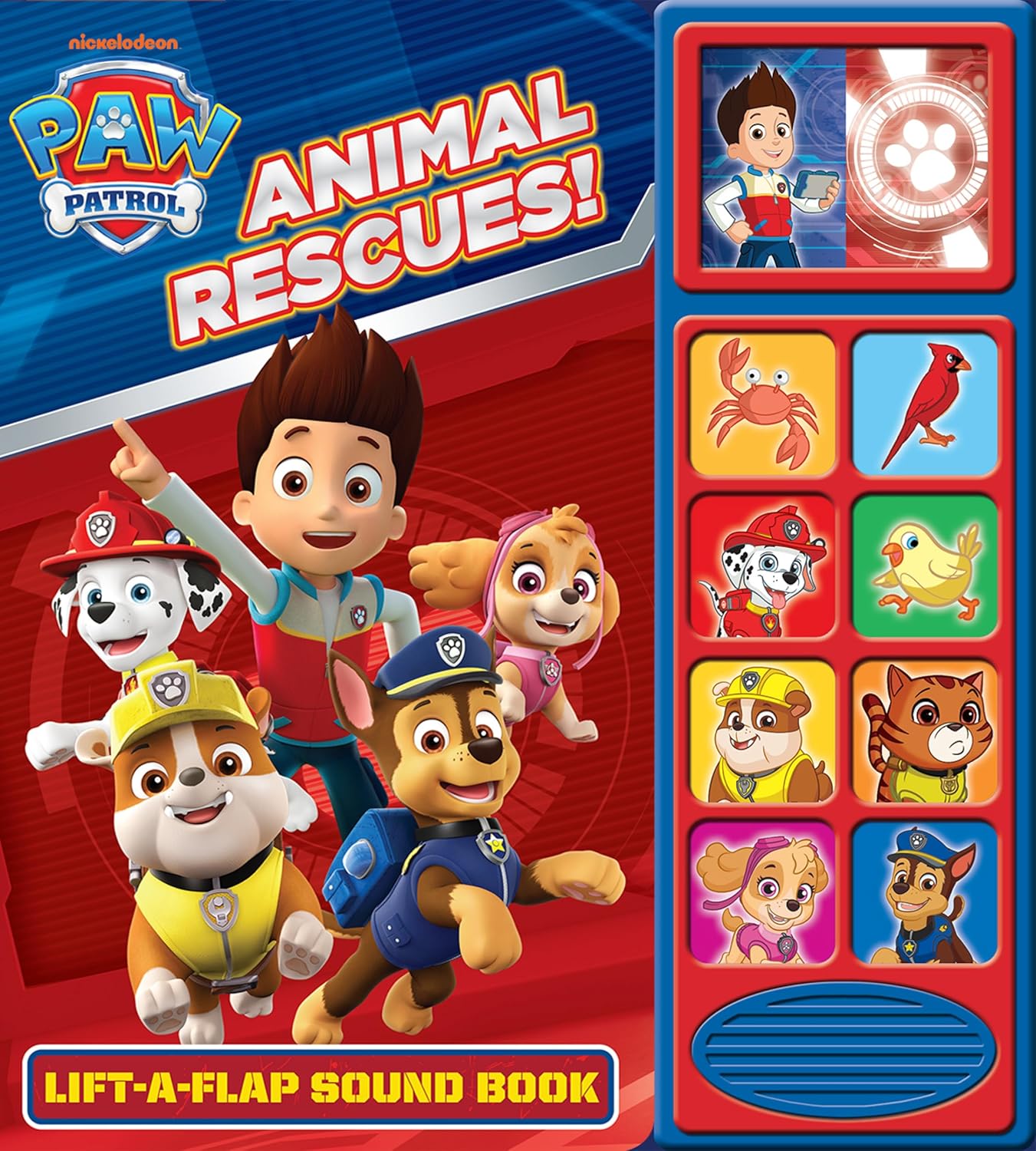 Nickelodeon PAW Patrol - Animal Rescues! Lift-a-Flap Sound Book
