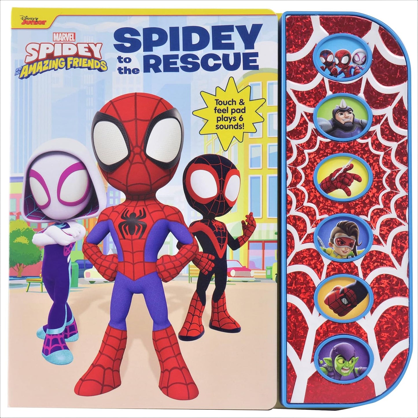 Spidey to the Rescue - Touch & Feel Textured Sound Pad for Tactile Play