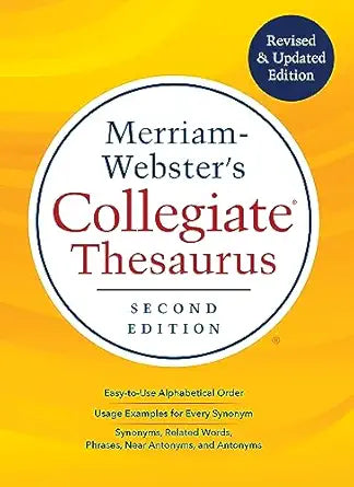 Merriam-Webster's Collegiate Thesaurus: Second Edition