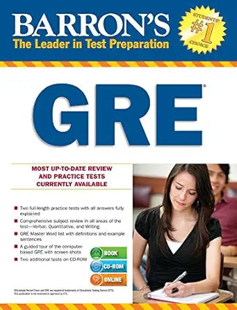 Barron's GRE, 21st Edition with CD Rom