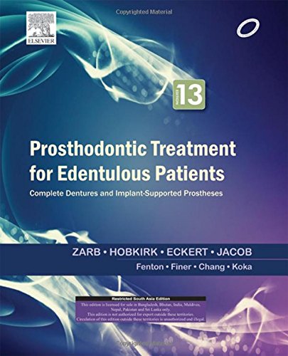 PROSTHODONTIC TREATMENT FOR EDENTULOUS PATIENTS (13th Edition)