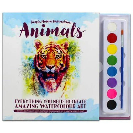 Simple Modern Watercolours: Animals