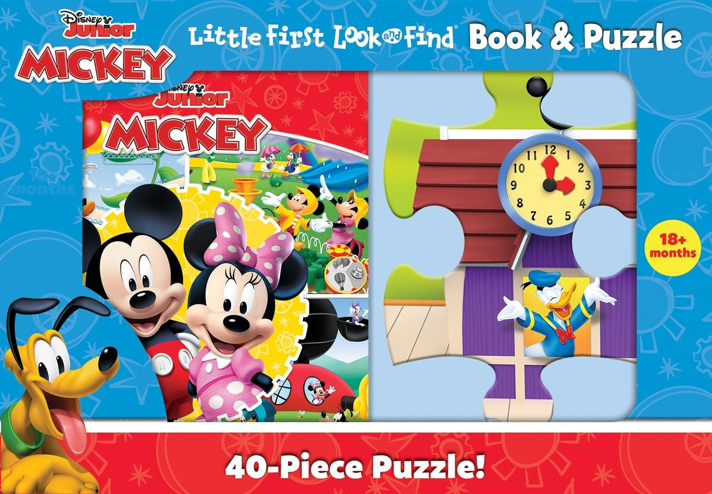 Disney Junior Mickey Mouse - Little First Look and Find Activity Book and Puzzle Set