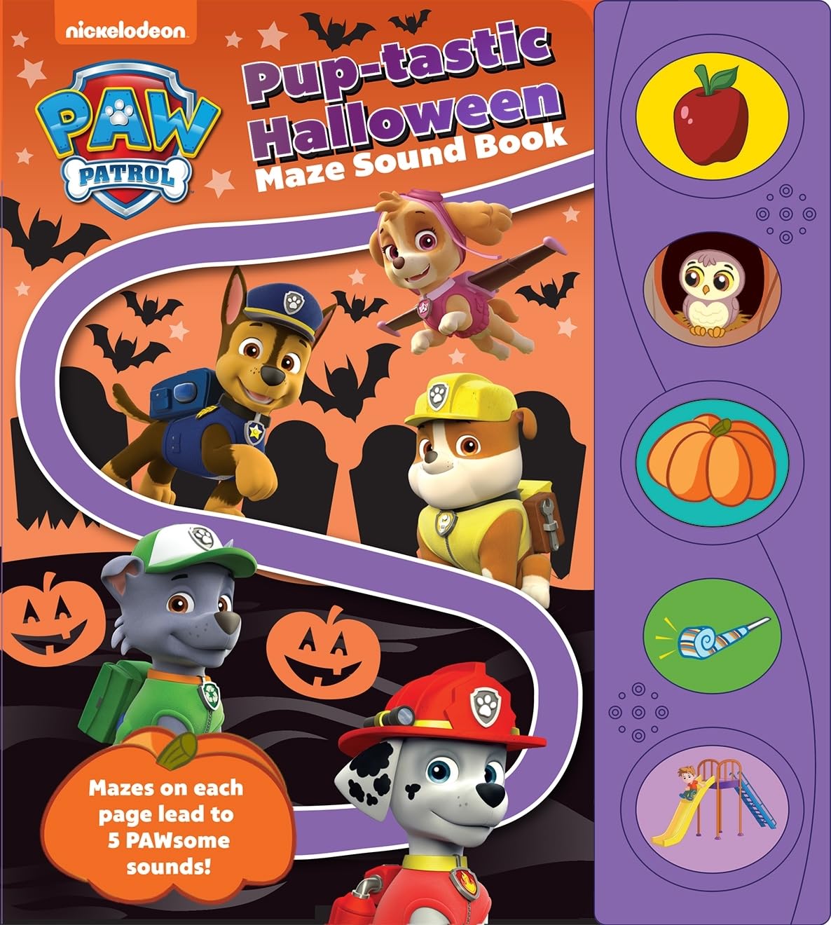 PAW Patrol - PUPtastic Halloween Maze Sound Book