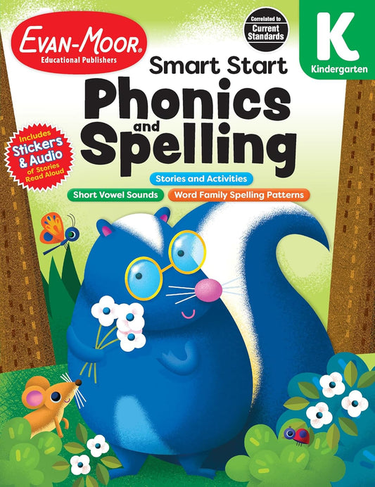 Smart Start: Phonics and Spelling Grade K Workbook