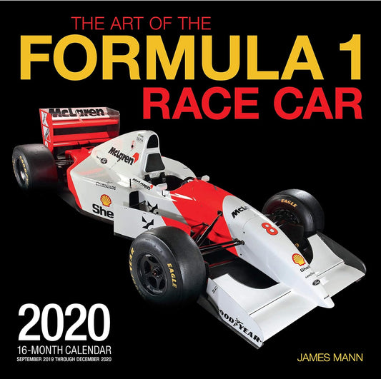 The Art of the Formula 1 Race Car 2020: 16-Month Calendar - September 2019 through December 2020