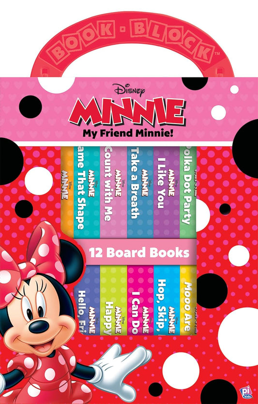 Disney - My Friend Minnie Mouse - My First Library 12 Board Book Block Set