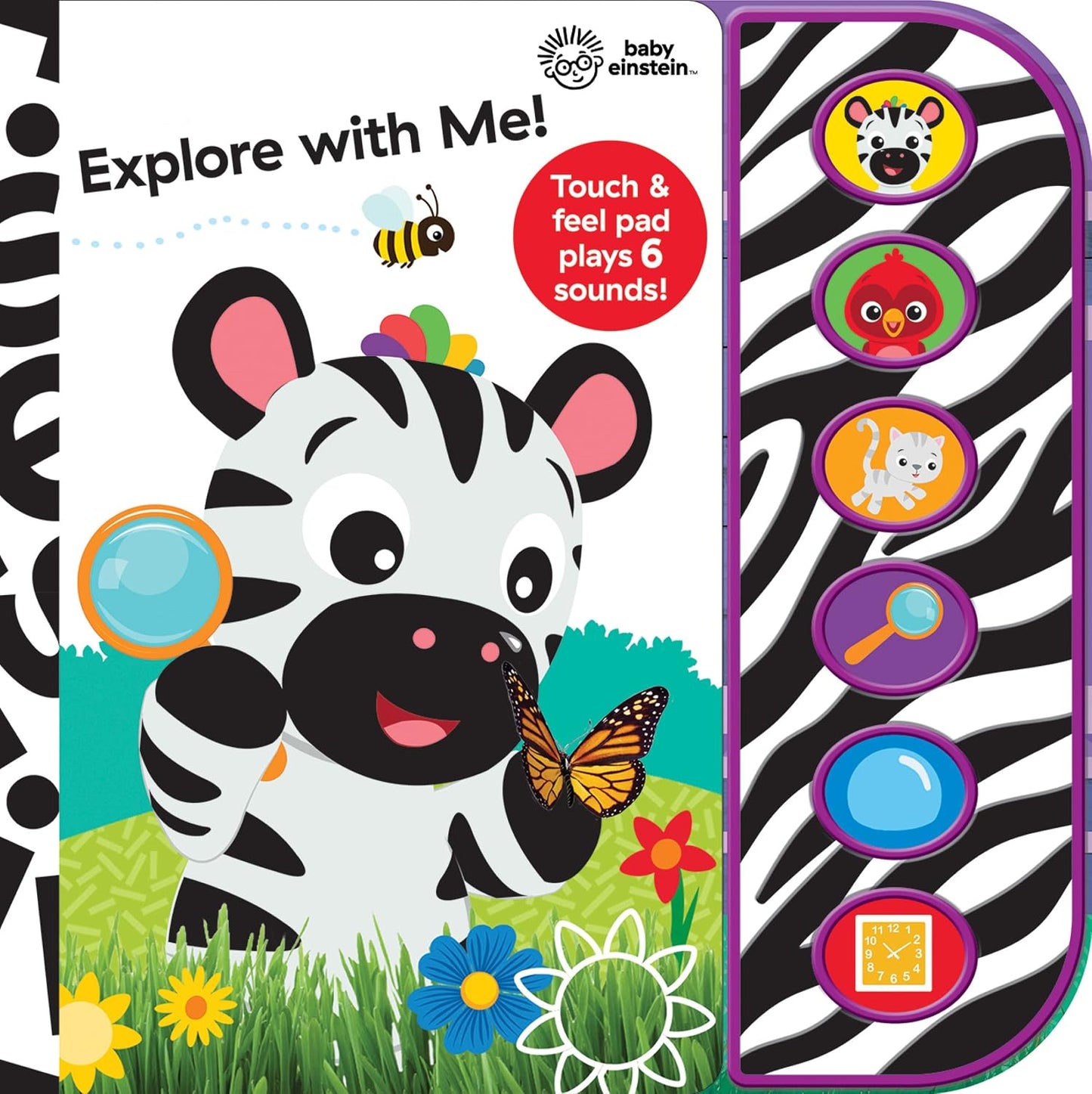 Baby Einstein – Explore with Me! - Touch & Feel Textured Sound Pad for Tactile Play