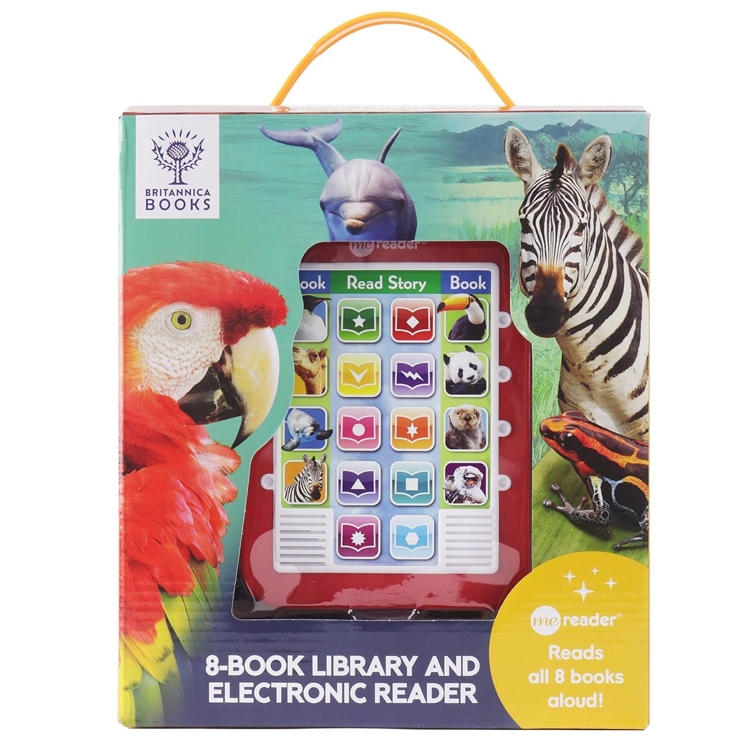 Encyclopedia Britannica Kids - Me Reader Electronic Reader and 8 Sound Book Library
