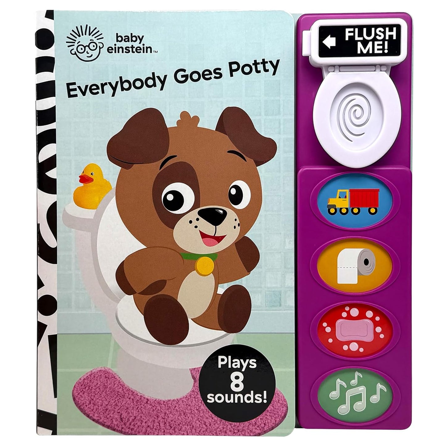 Baby Einstein - Everybody Goes Potty Sound Book with Interactive Flusher
