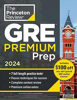 Princeton Review GRE Premium Prep, 2024