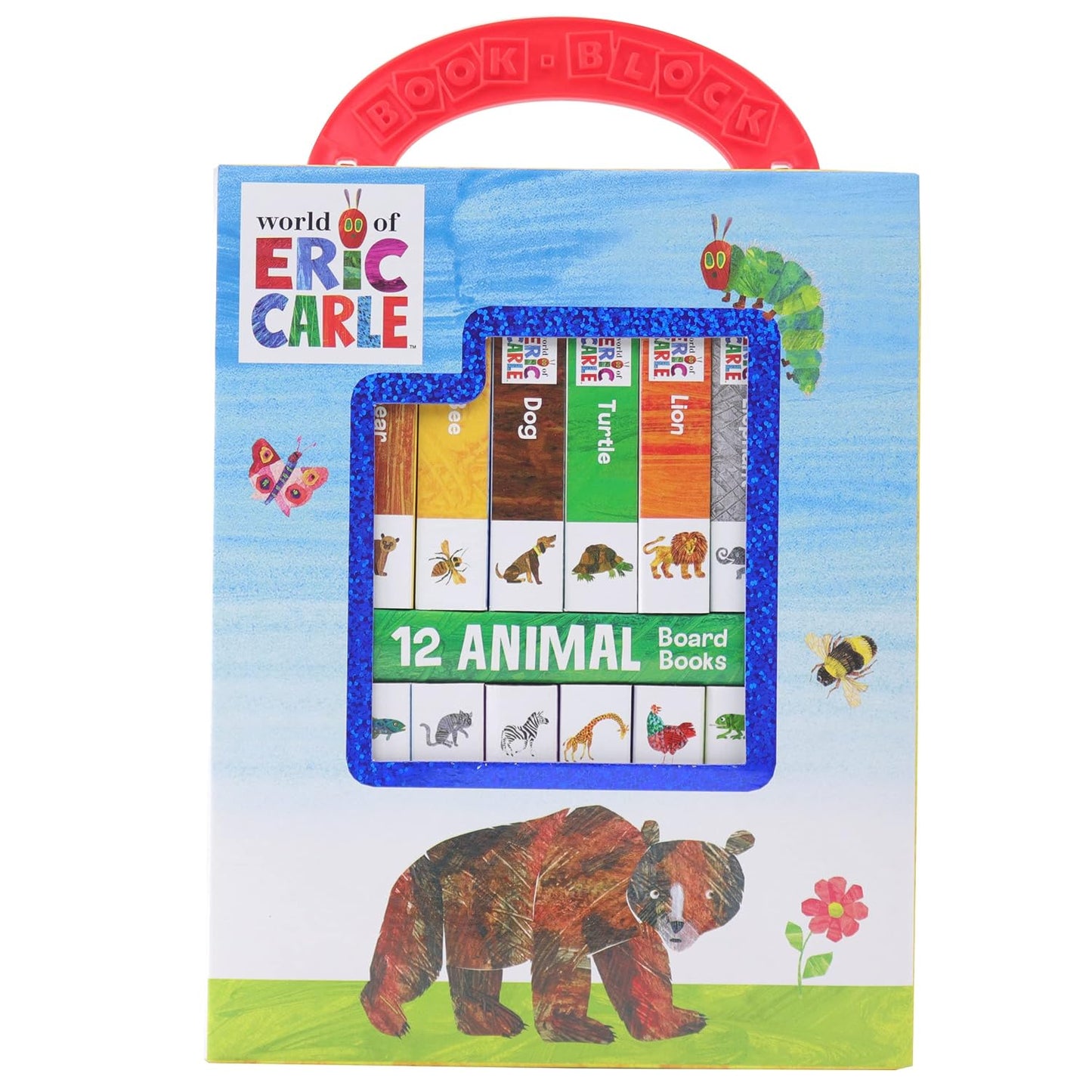 World of Eric Carle, My First Library Animal Board Book Block 12-Book Set