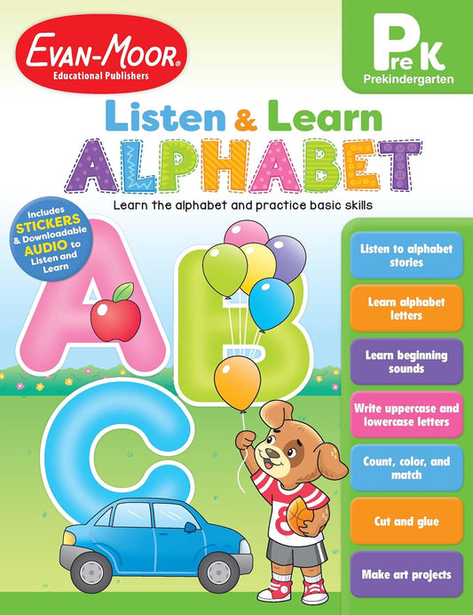 Listen and Learn: Alphabet, Grade Prek