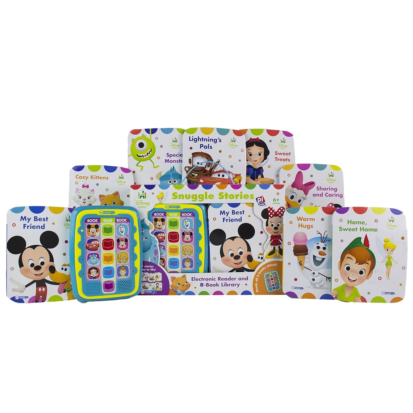 Disney Baby: Snuggle Stories Me Reader Jr Electronic Reader and 8-Book Library Sound Book Set
