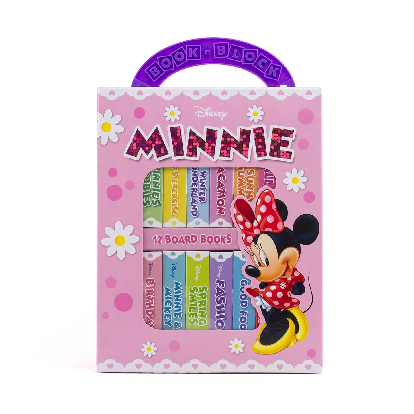 Disney Minnie Mouse - My First Library Board Book Block 12-Book Set