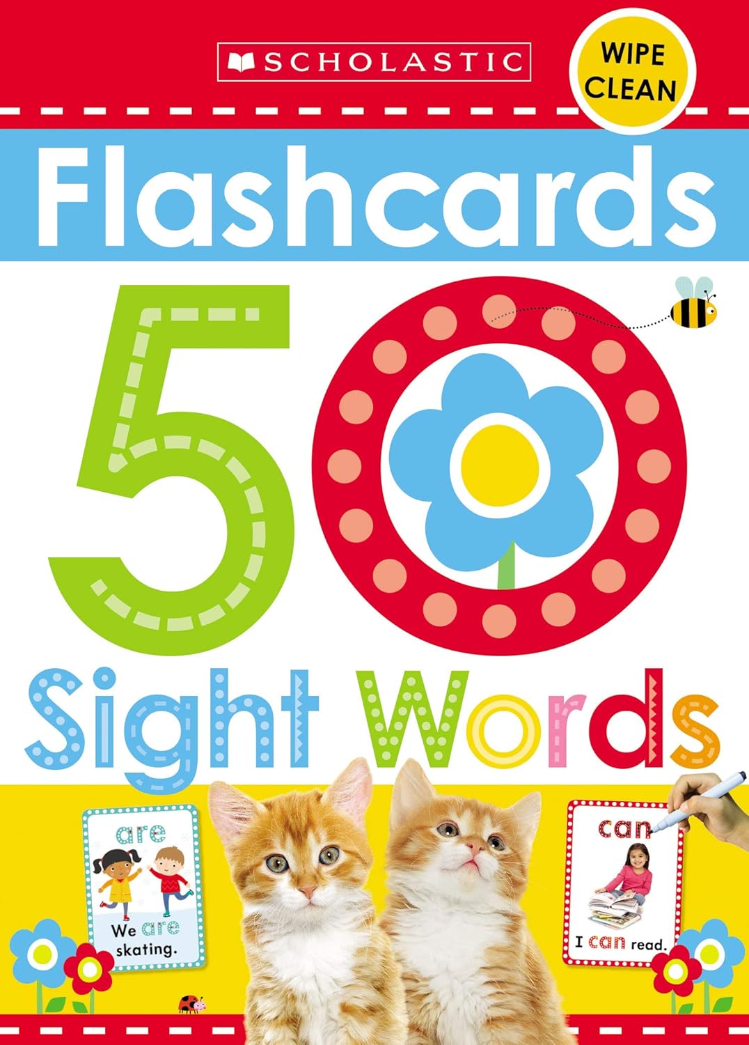 50 Sight Words Flashcards