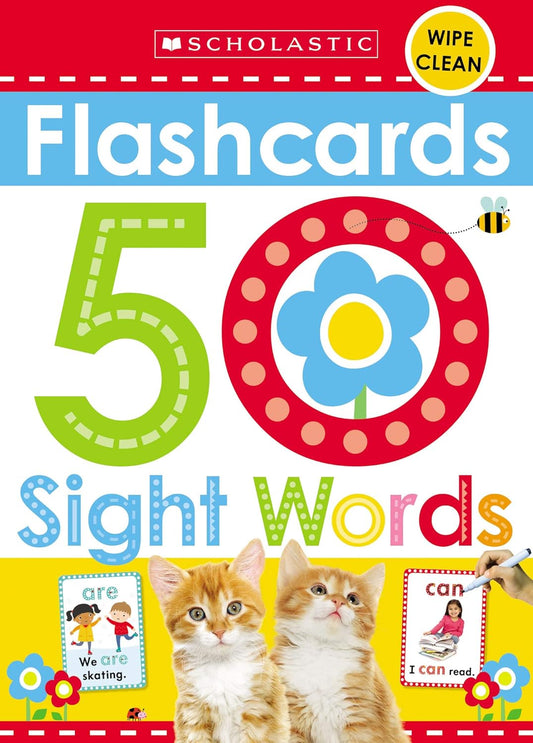 50 Sight Words Flashcards