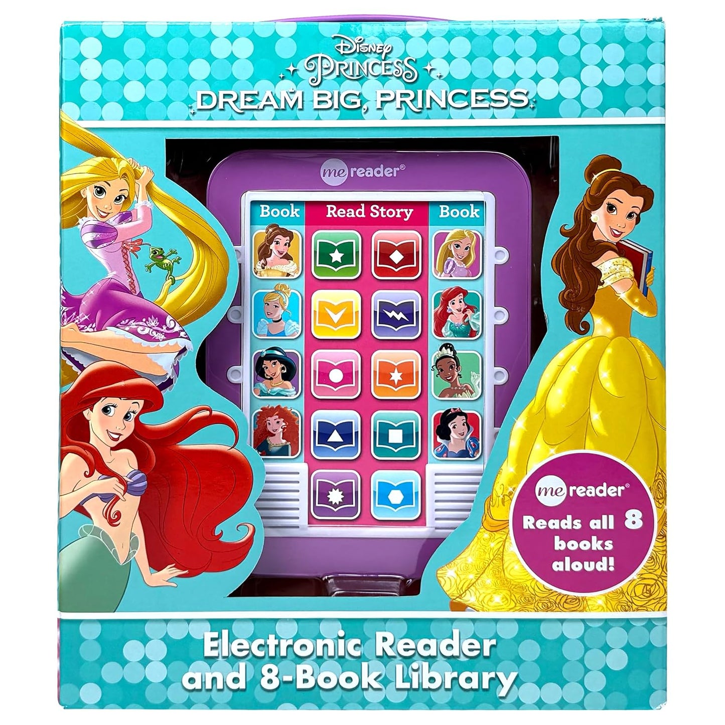 Disney Princess: Dream Big, Princess Me Reader Electronic Reader and 8-Book Library Sound Book Set