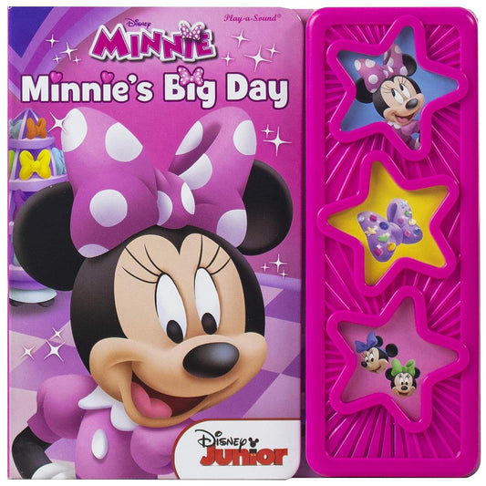 Disney - Minnie's Big Day 3-Button Star Sound Book