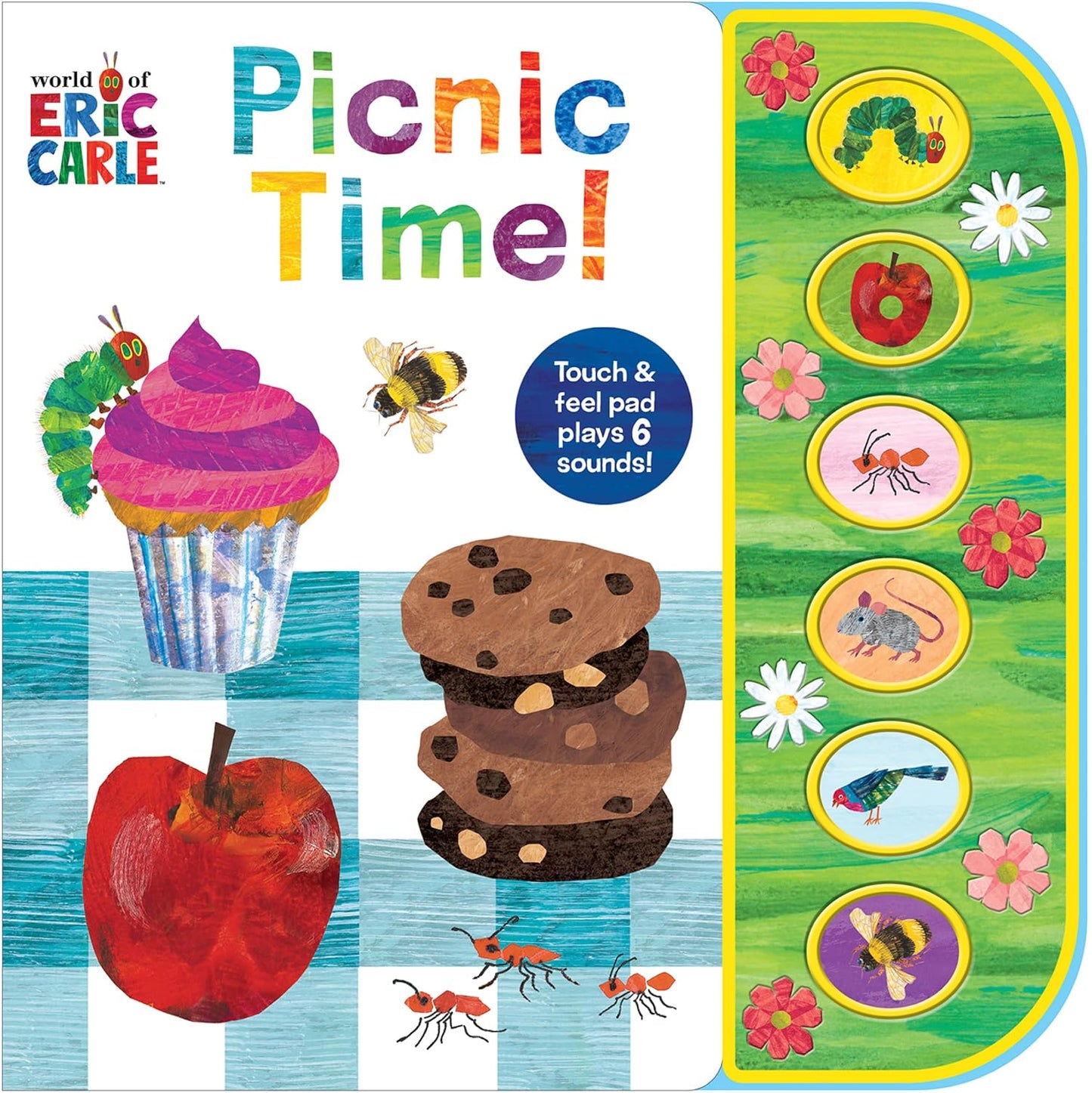 World of Eric Carle, Picnic Time! - Touch & Feel Textured Sound Pad for Tactile Play
