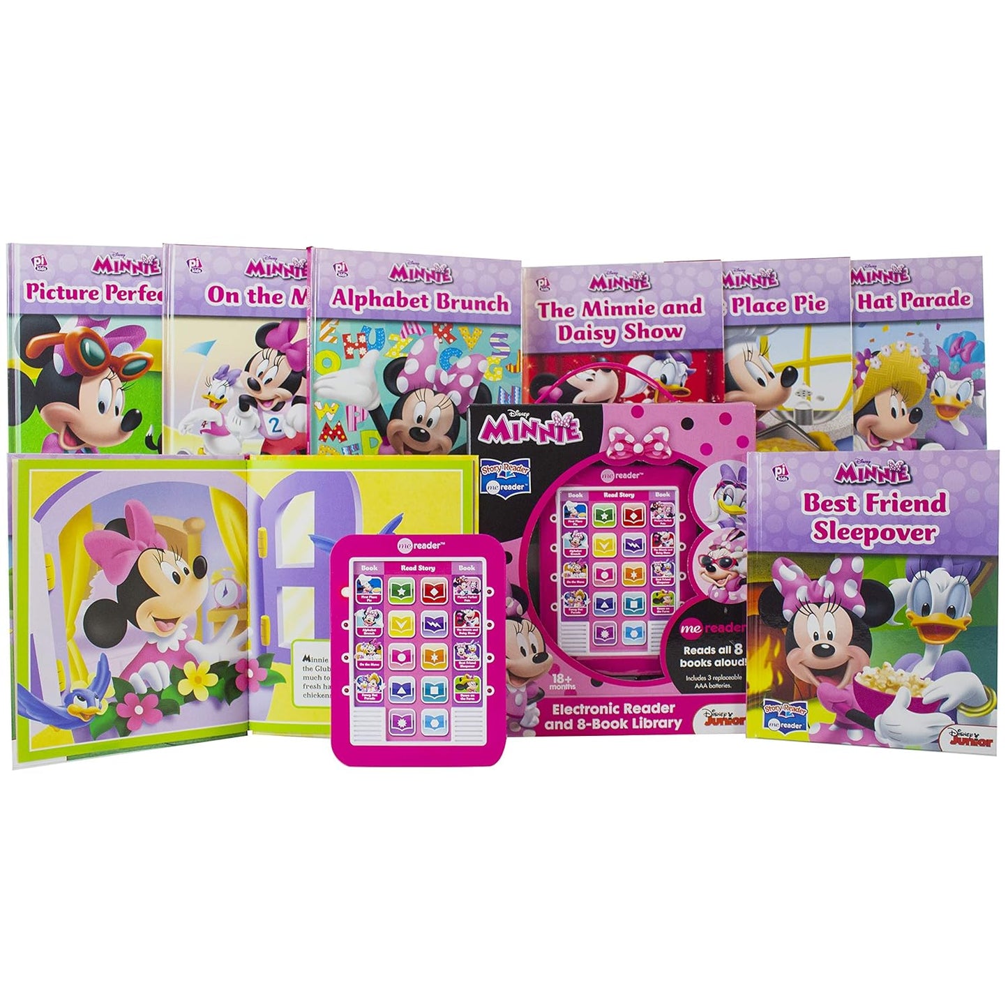 Disney Junior Minnie: Me Reader Electronic Reader and 8-Book Library Sound Book Set