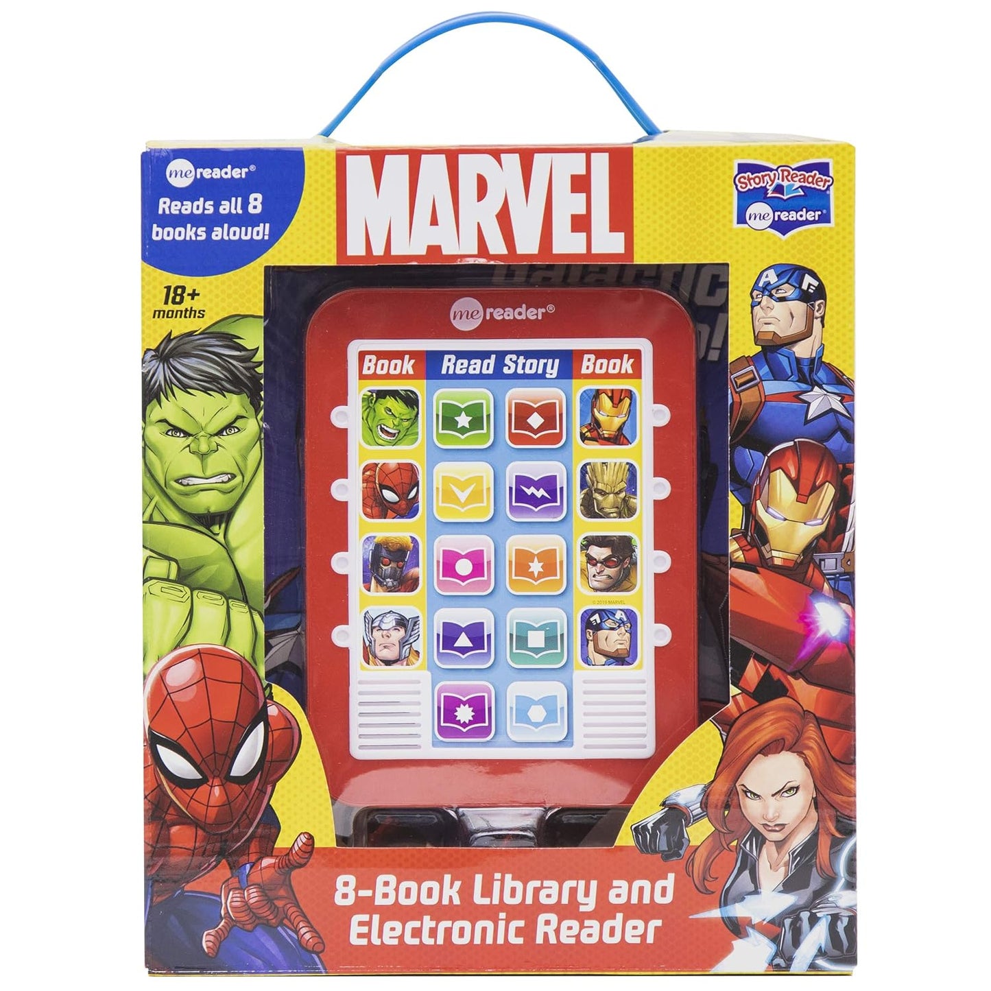 Marvel Super Heroes Spider-man, Avengers, Guardians, and More! - Me Reader Electronic Reader with 8 Book Library