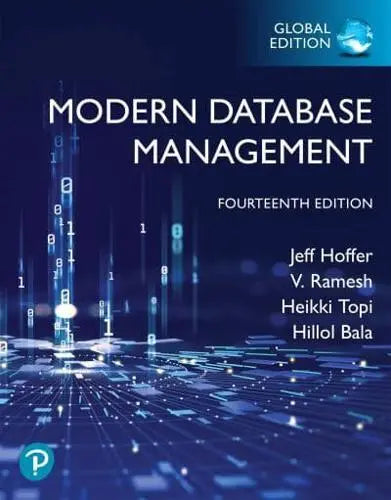 Modern Database Management Global Edition